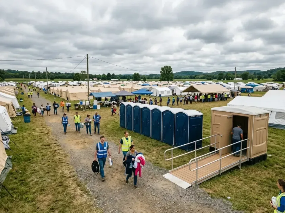 disaster-relief-camp-restrooms-010 — frequently asked questions, Dumpster & Portable Bathrooms Rental in Shanor-Northvue, PA